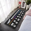 Racing Motorcycle Floor Mat / Non-Slip Dart Mat for Garage Bench Top