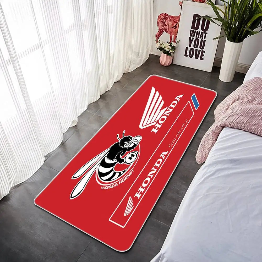 Racing Motorcycle Floor Mat / Non-Slip Dart Mat for Garage Bench Top