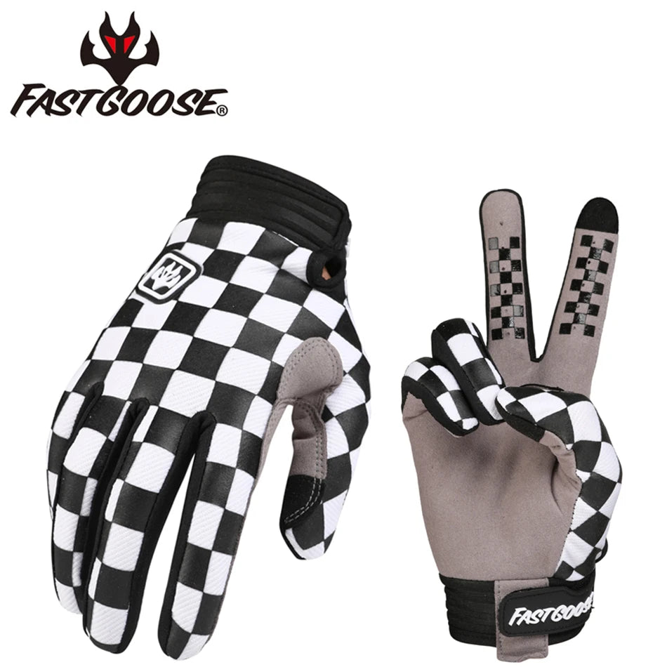 FASTGOOSE Retro Racing Gloves 