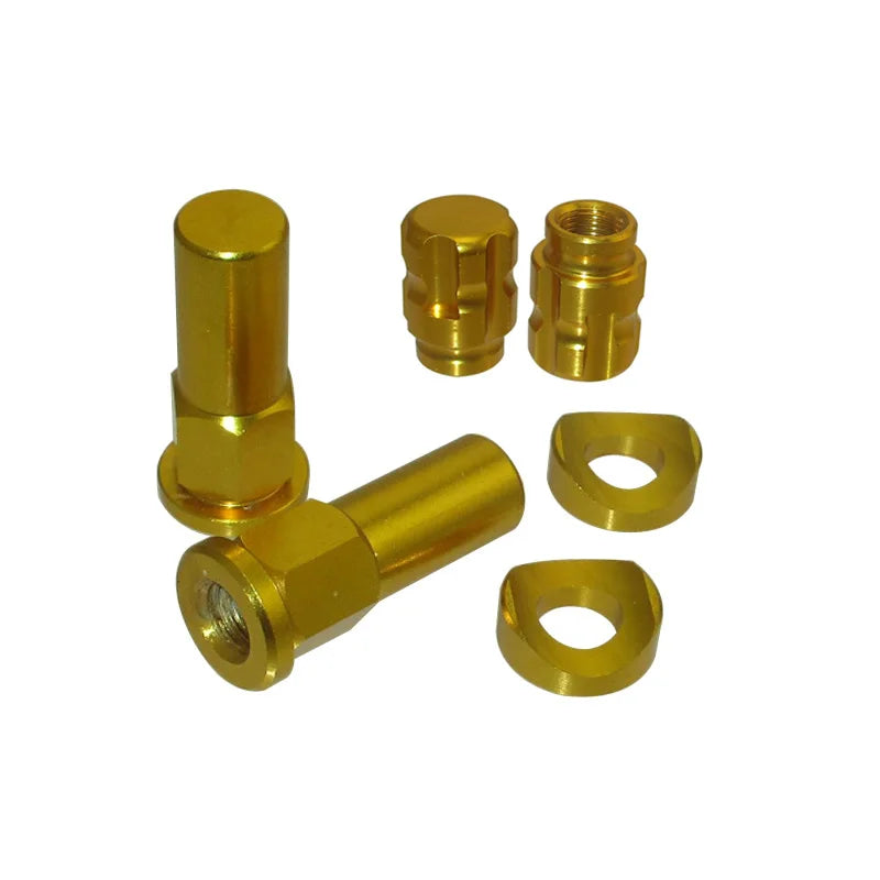 CNC Tire Valve Cap Rim Lock Nut Covers 