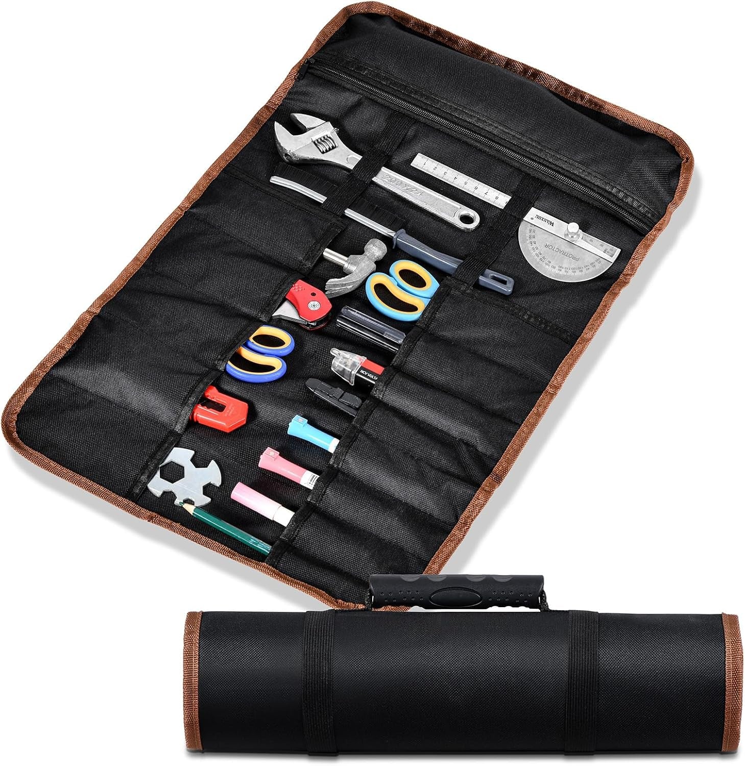 Roll up Tool Bag - 22 Tool Pouches