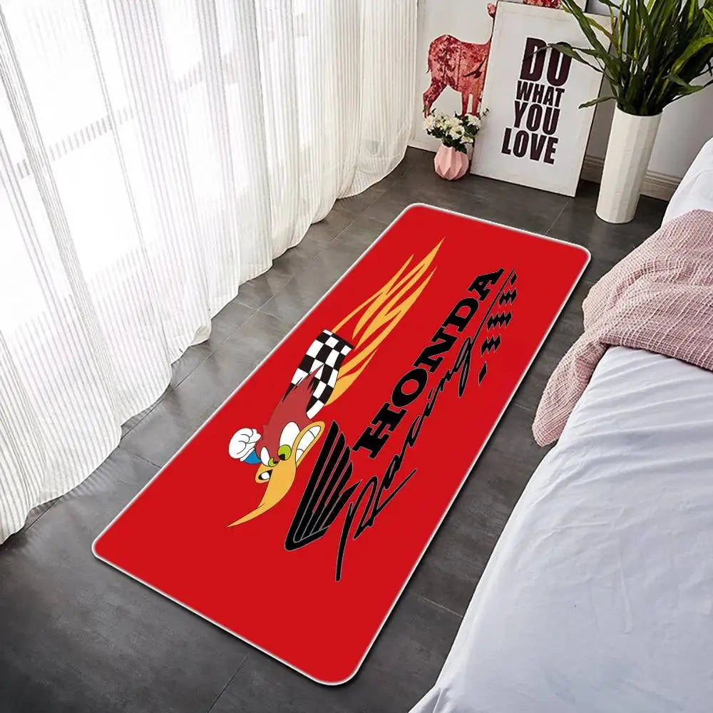 Racing Motorcycle Floor Mat / Non-Slip Dart Mat for Garage Bench Top
