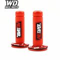 WD Nice Moto Universal 7/8" (22mm) Motorcycle Handle Grips - Comfortable Rubber Gel Hand Grips for Motocross, Dirt Bikes, and Motorcycles