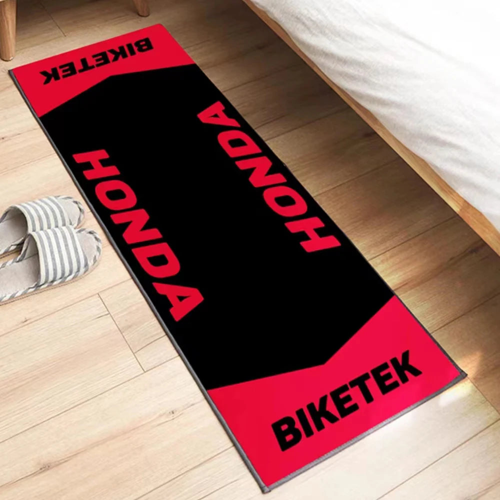 Racing Motorcycle Floor Mat / Non-Slip Dart Mat for Garage Bench Top