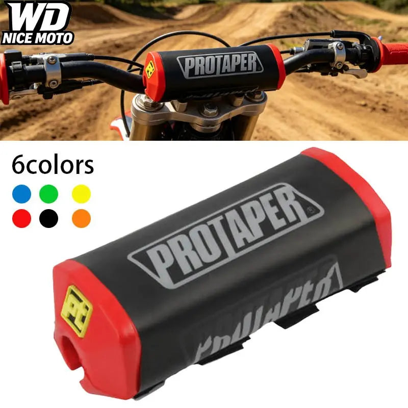 WD NICE MOTO Universal Motocross ATV Handlebar Pad - Square Sponge Cross Bar Compatible with KTM, Yamaha, and Honda - Motorcycle Chest Protector Accessory