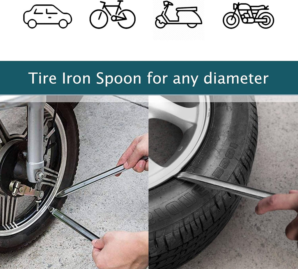 2Pc Tire Iron Motorcycle Tire Spoons Levers