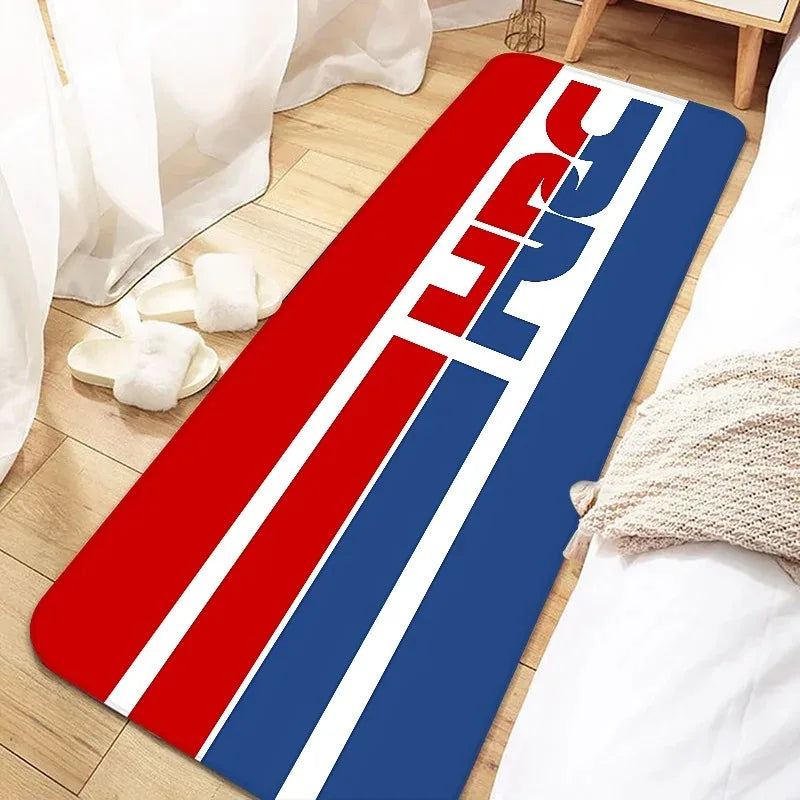 Racing Motorcycle Floor Mat / Non-Slip Dart Mat for Garage Bench Top