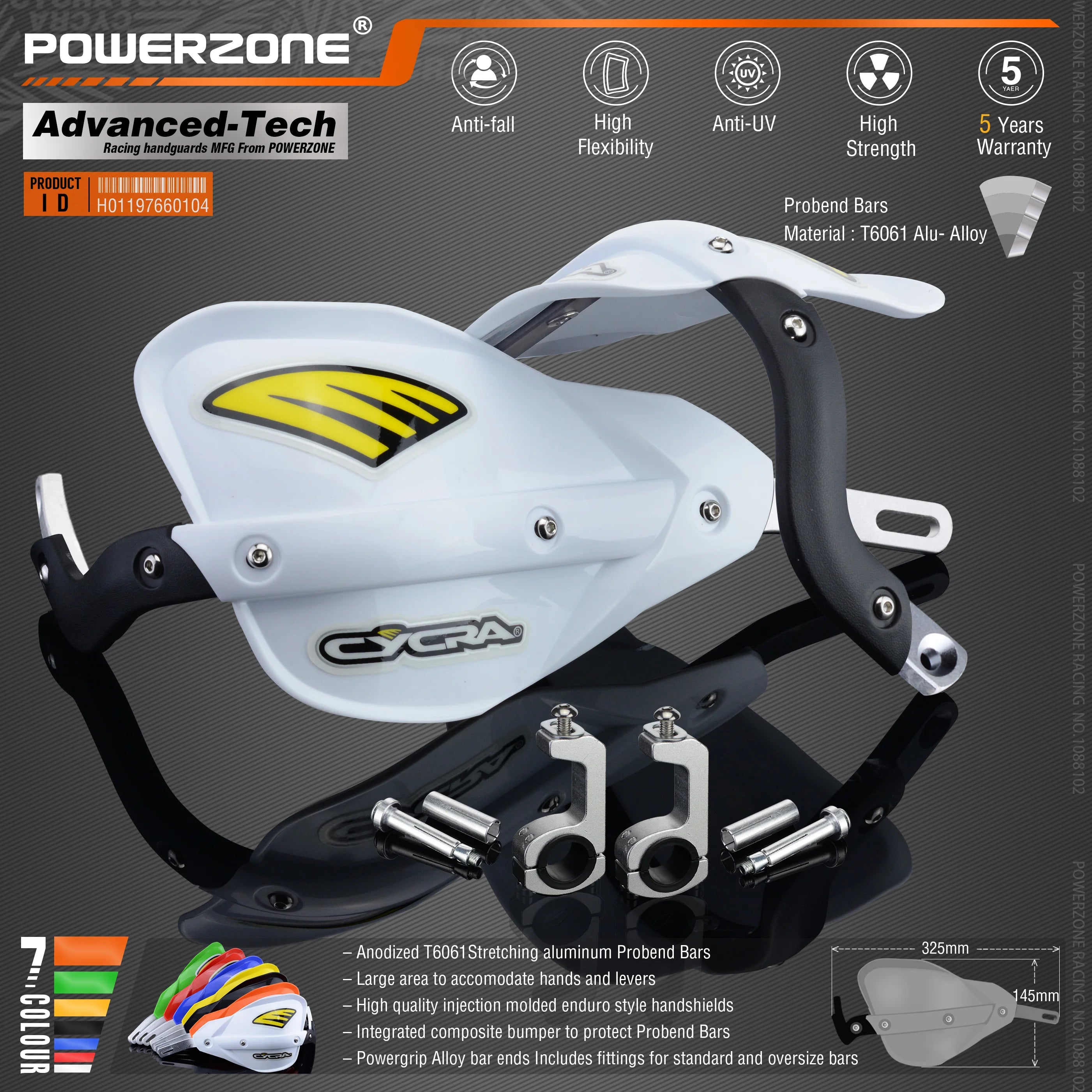 Motorcycle Dirt Bike ATV Handlebar Handguards 