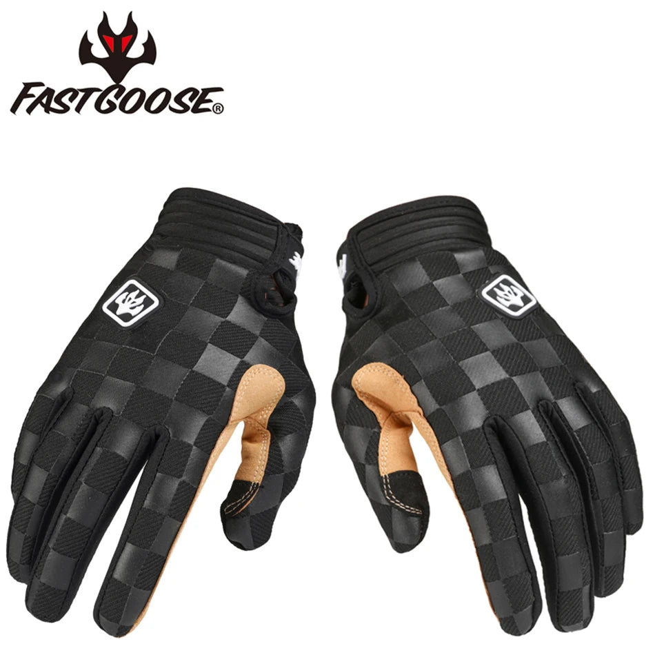 FASTGOOSE Retro Racing Gloves 