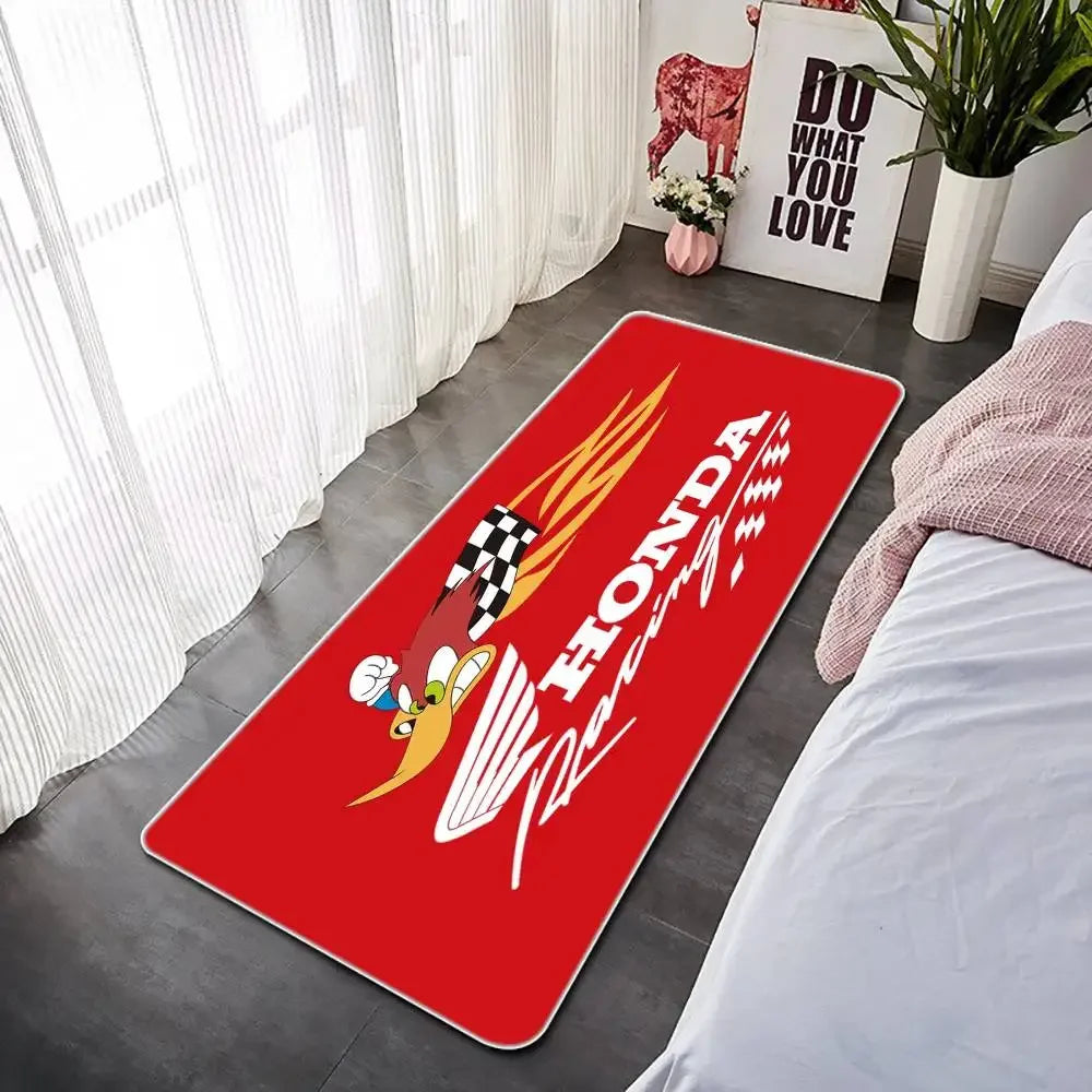 Racing Motorcycle Floor Mat / Non-Slip Dart Mat for Garage Bench Top