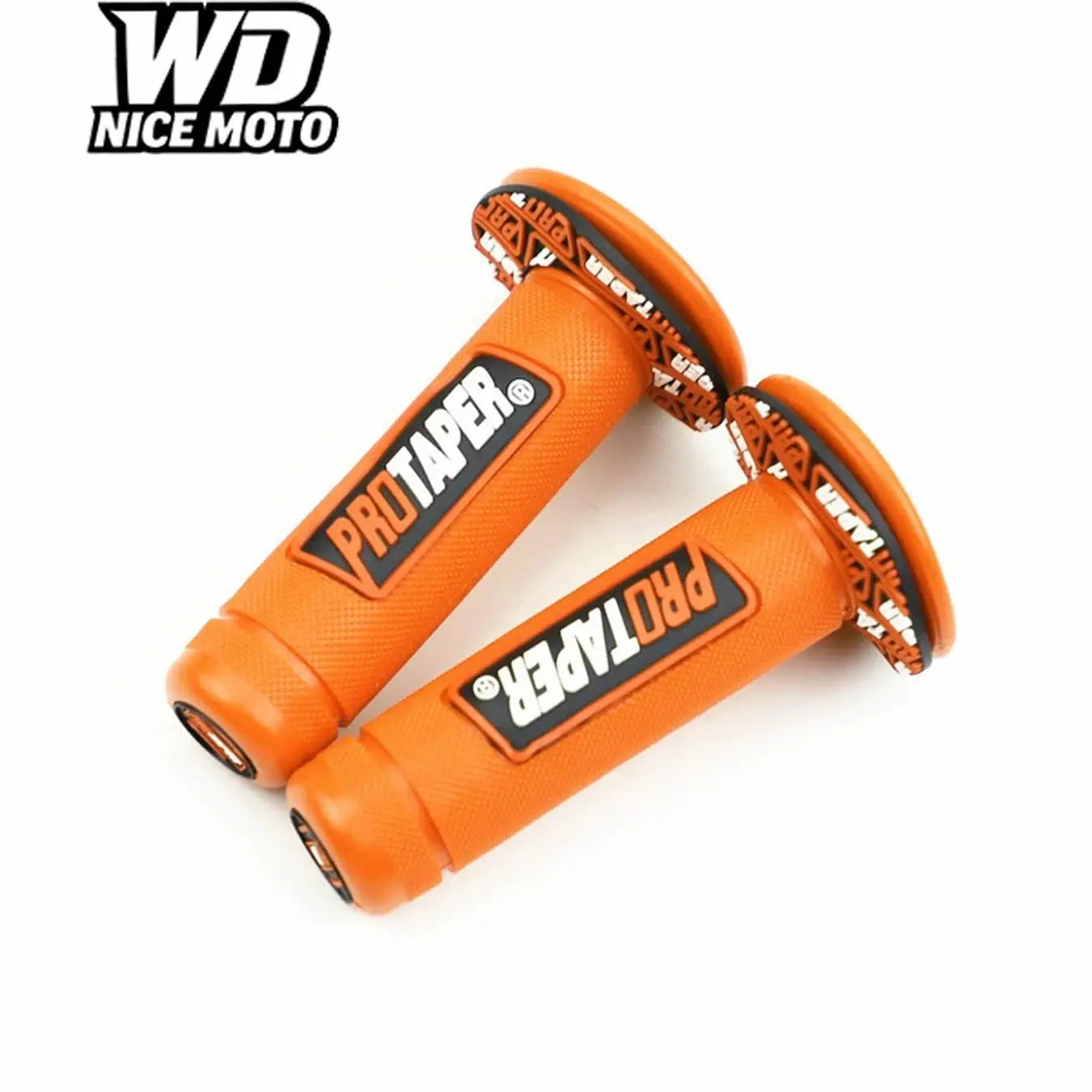 WD Nice Moto Universal 7/8" (22mm) Motorcycle Handle Grips - Comfortable Rubber Gel Hand Grips for Motocross, Dirt Bikes, and Motorcycles