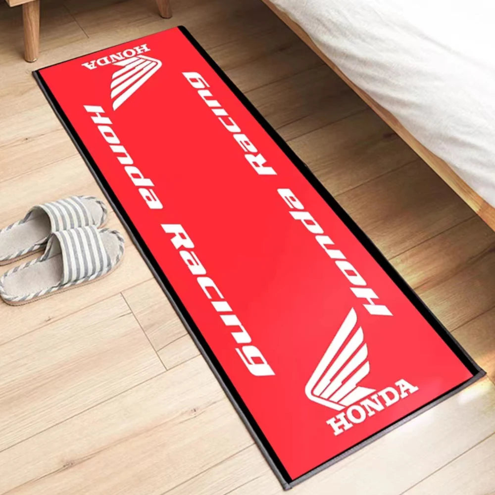 Racing Motorcycle Floor Mat / Non-Slip Dart Mat for Garage Bench Top