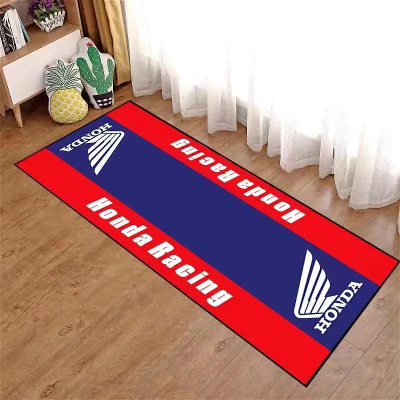 Racing Motorcycle Floor Mat / Non-Slip Dart Mat for Garage Bench Top