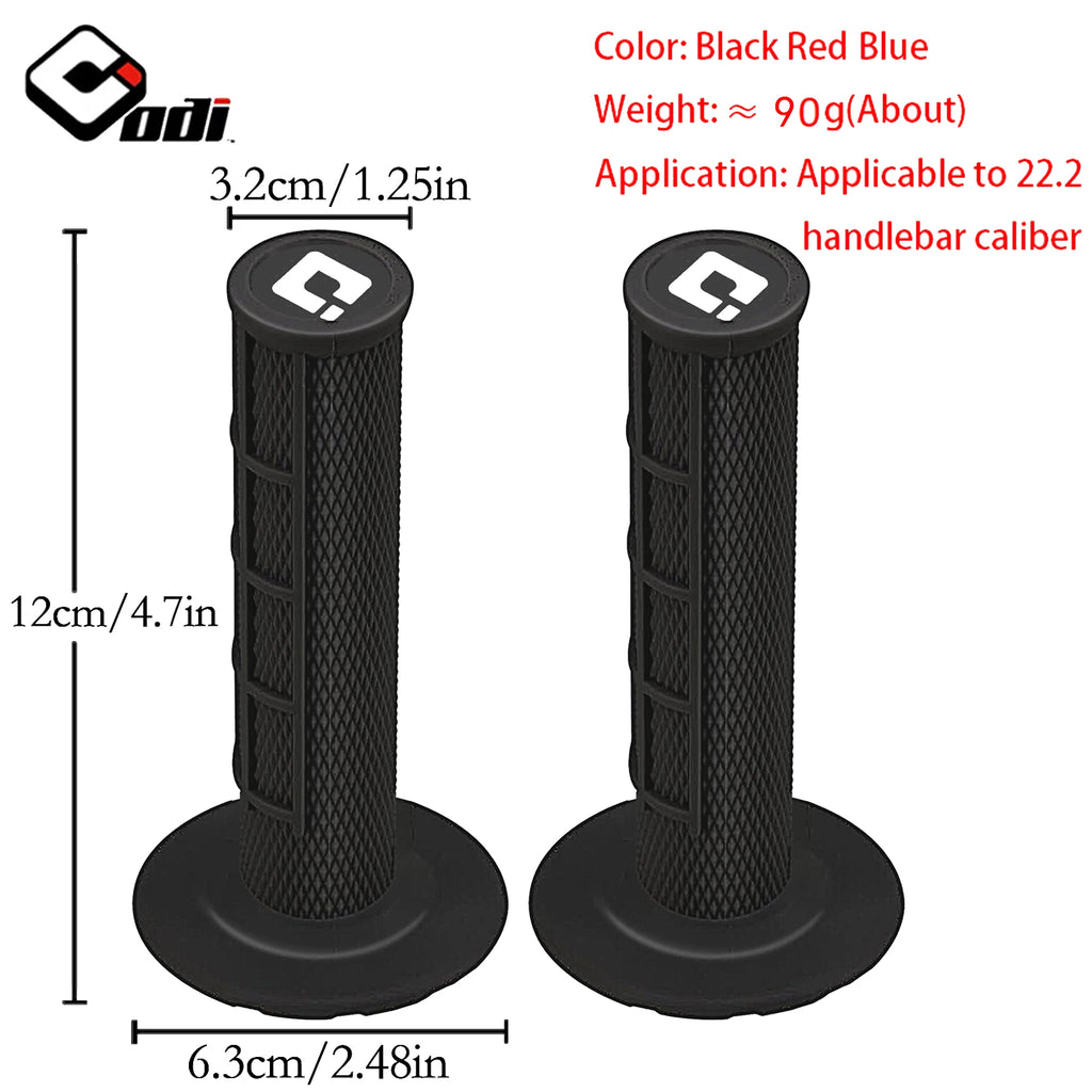 ODI Motorcycle Aerodynamic Fairing - Impact-Resistant Cylindrical Body with Easy Installation and Enhanced Airflow Grips