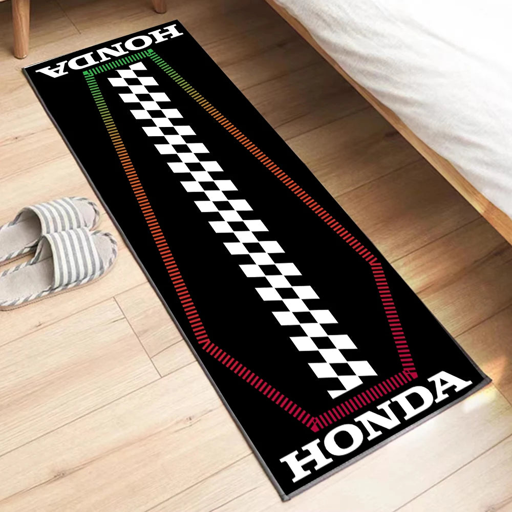 Racing Motorcycle Floor Mat / Non-Slip Dart Mat for Garage Bench Top