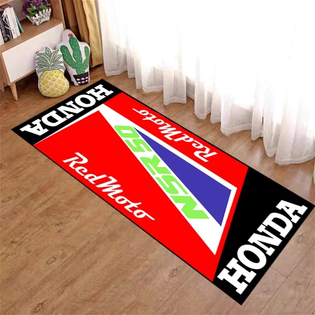 Racing Motorcycle Floor Mat / Non-Slip Dart Mat for Garage Bench Top
