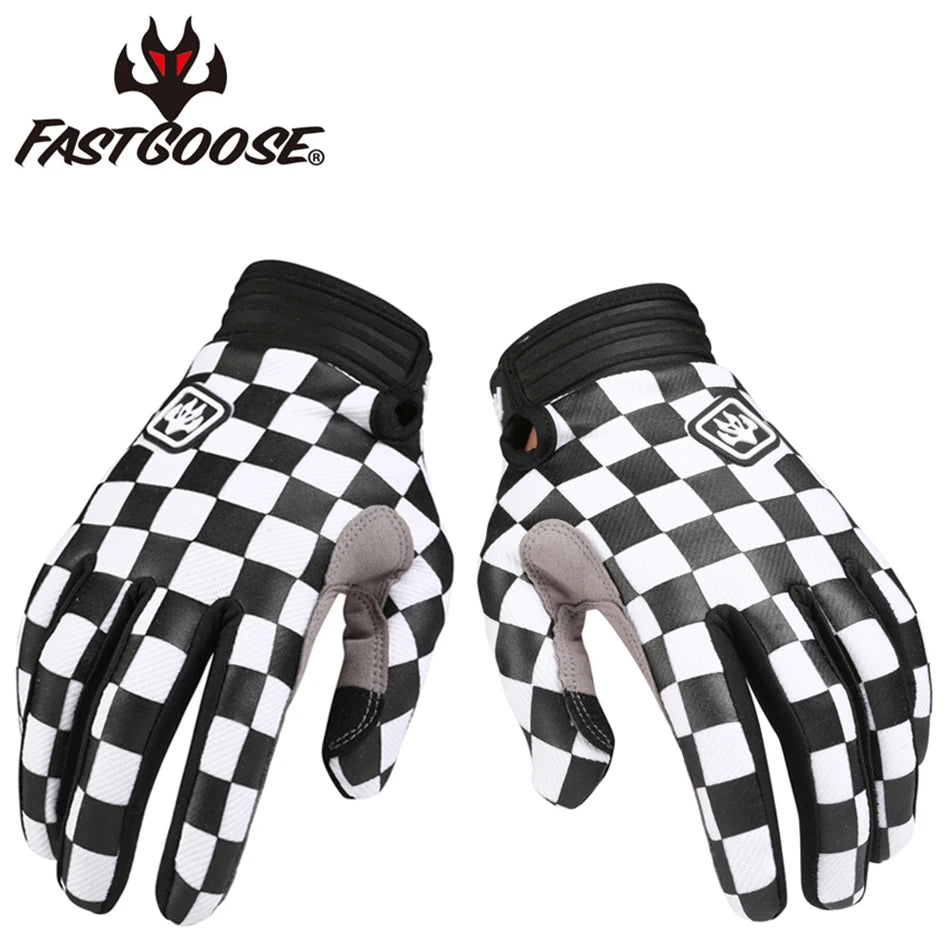 FASTGOOSE Retro Racing Gloves 