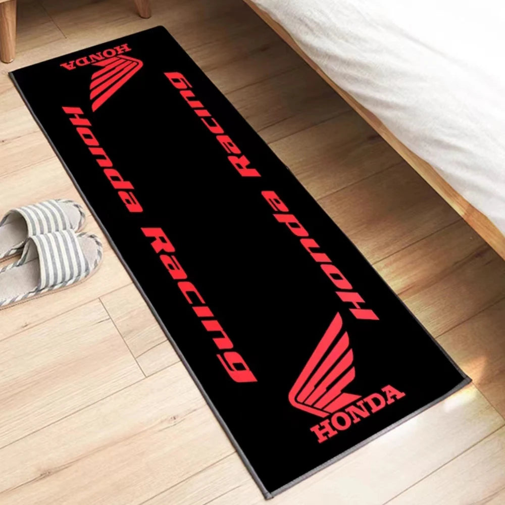 Racing Motorcycle Floor Mat / Non-Slip Dart Mat for Garage Bench Top